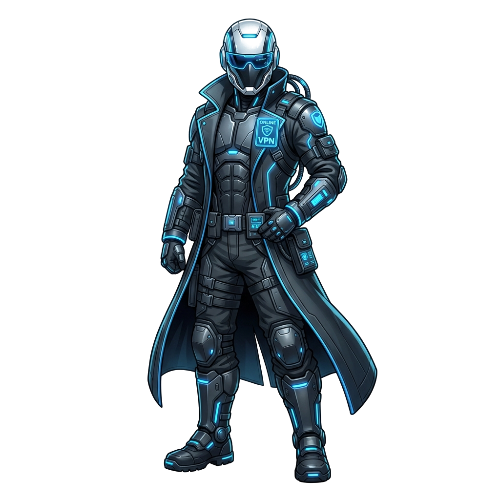 Online VPN Cyber Mascot Agent
